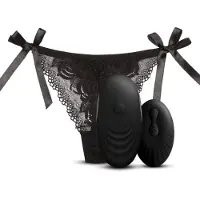 Sway No.3 - culotte vibrante télécommandée rechargeable - noir (S-L)