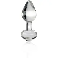 Icicles No. 44 - plug anal conique - verre transparent