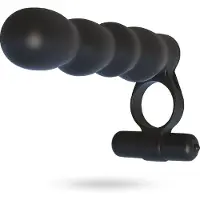 Fantasy C-ringz Posable Partner Double Penetrator - Noir