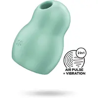 Satisfyer Pro To Go 1 - stimulateur clitoridien à ondes - rechargeable - menthe