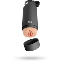 PDX - Fuck Flask Secret Delight - vaginette secrète en gourde (noir-chair)