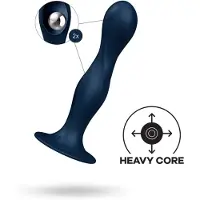 Satisfyer - Boules de Kegel lestées - silicone bleu