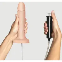Strap-On-Me Gode ceinture Squirteur 17 Cm Blanc