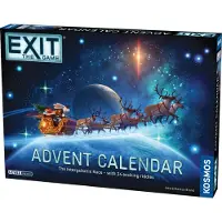 Kosmos EXIT : Le Jeu - Calendrier de l'Avent - La Course Intergalactique | Salle d'vasion de vacances | 24 jours d'nigmes | Tradition de Nol | Jeu sp