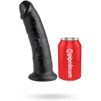 King Cock - godemichet ventouse réaliste - noir