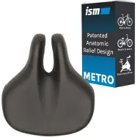 ISM Metro Comfort Bike Seat - Noseless Bike Saddle pour les velos hybrides Cruisers de plage et velos stationnaires conus pour reduire l'engourd
