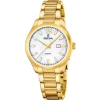 Festina Montre à affichage analogique 'Acero Clasico' beige