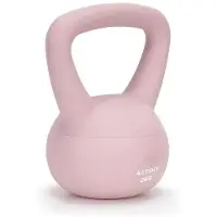 Springos Kettlebell souple 2 kg - ACTIGET - Rose clair - Ergonomique - Sécurisée - Idéale pour femmes