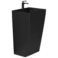 Mexen Oda lavabo à poser au sol 42 x 42 cm, noir mat - 26124770