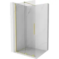 Mexen Velar paroi de douche pliante 100x200 cm Gold