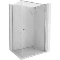 Mexen Mist-F T cabine de douche pliante droite 120 x 95 cm, transparent, chrome - 8A6T-120-095-01-00-P