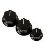 Fender Boutons de r glage pour Jazz Bass - Noir