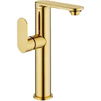 Mexen Mélangeur lavabo Milo avec poignées latérales hautes or (71315-50)