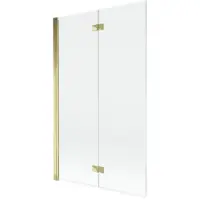 Mexen Mist Paroi de douche à 2 volets, gauche 110 x 150 cm, transparent, doré - 8A9-110-002-50-00-L