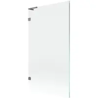 Mexen Lunar L Pare-bain 1 aile 100 x 150 cm, transparent, Gun Metal - 897L-100-000-95-00