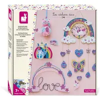 Janod Kit de bricolage arc-en-ciel - Kit de décoration créative pour enfants