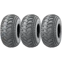 Parnells 22x11.00-8 ATV Quad Tyres Tubeless Wanda P308 E-Marked Road Legal (Set of 3)