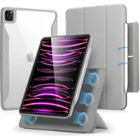 ESR tui pour iPad Pro 12,9 pouces (2022/2021) tui iPad Pro 12,9 6e/5e g n ration avec porte-crayon Housse magn tique amovible verticale S