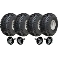 Parnells Double essieu - kit quad remorque quad ATV 620 kg de capacité, roues 22x11,00-8 crans (sans hi-hi