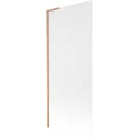 Mexen Next L Pare-bain 1 aile 80 x 150 cm, satiné, cuivre brossé - 895-080-000-03-30-65