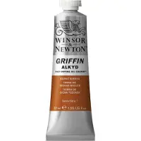 Winsor & Newton Peinture l'huile alkyde s chage rapide Griffin de , tube de 37 ml (1,25 oz), terre de Sienne br l e