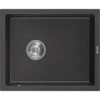 Mexen Pedro évier 1 bac en granit 560 x 460 mm, noir tacheté - 6508561000-76