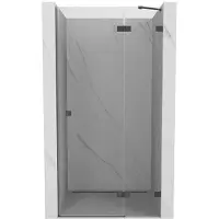 Mexen Lunar porte de douche pivotante droite 120 cm, transparent, gris canon brossé - 834-120-000-66-00-P