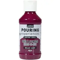 Pebeo Peinture acrylique - Pébéo - Pouring - Magenta foncé - 118 ml - Mixte