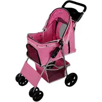 Monster Poussette Pour Animal De Compagnie ¿ Rose