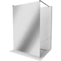 Mexen Kioto paroi de douche 140x200 cm, gun metal