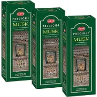 HEM Precious Musk Encens 3 Boξtes - (360 Bβtons par commande)