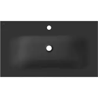 Mexen Vela lavabo à encastrer 81 x 46,5 cm, noir mat - 25238071