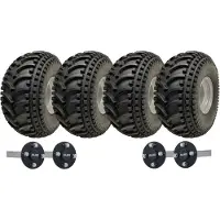 Parnells Kit remorque VTT 22x11.00-8 Centre ouvert P308 Roues et essieux ALKO Capacité 620 kg