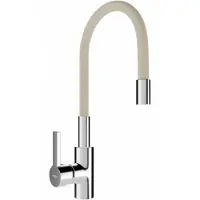 Mexen Mélangeur de lavabo Flex, chrome/beige (670900-09)
