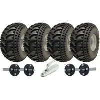 Parnells 22x11.00-8 Kit remorque ATV Open Center P308 Roues Essieux ALKO & Attelage SPP 620 kg