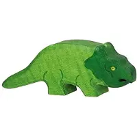 Goki Figurine Holztiger PROTOCERATOPSE - Peinte à la main - Fabrication européenne