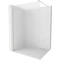 Mexen Kioto Paroi de douche à l'italienne 90 x 200 cm, verre au lait 8 mm, nickel brossé - 800-090-101-97-30