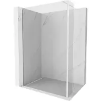 Mexen Kioto Paroi de douche à l'italienne 115 x 30 cm, transparent, blanc - 800-115-212-20-00-030