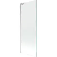 Mexen Next L Pare-bain 1 aile 70 x 150 cm, transparent, nickel brossé - 895-070-000-03-00-97