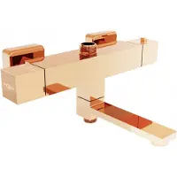 Mexen Mitigeur thermostatique bain/douche Cube or rose (77910-60)