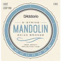 D'addario And Co J62 Cordes en bronze 80/20 pour mandoline Light 10-34