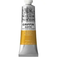 Winsor & Newton Peinture l'huile alkyde s chage rapide Griffin de , tube de 37 ml (1,25 oz), ocre jaune