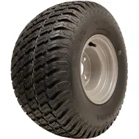Parnells 18x9.50-8 pneu 4 plaques, tondeuse à gazon gazonnée, pneu de chariot sur jante 4 goujons 100mm PCD