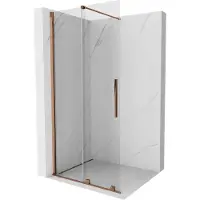 Mexen Velar Mur de douche à l'italienne 100x200 Rose Gold