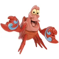 Enesco Figurine miniature Sébastien le crabe de la Petite Sirène, collection Disney Traditions par Jim Shore - Résine peinte à la main, figurines