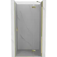 Mexen Mist-H porte de douche pivotante droite 80 cm, transparent, doré - 8A5-080-000-50-00-P