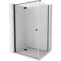 Mexen Mist-F T cabine de douche pliante gauche 115 x 95 cm, transparent, noir - 8A6T-115-095-70-00-L