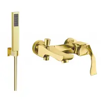 Mexen Estrella R02 Mélangeur bain-douche, or (7233R02-50)