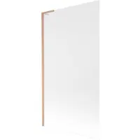 Mexen Next L Paroi pliante pour baignoire à 1 vantail 100 x 150 cm, mat, cuivre brossé - 895-100-000-03-30-65