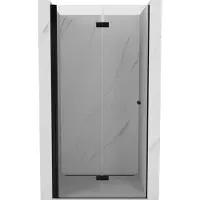 Mexen Mist-F Portes de douche pliantes côté gauche 120 cm, transparent, noir - 8A6-120-000-70-00-L